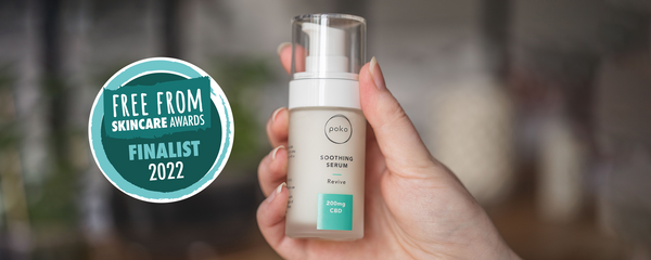 Poko are finalists in the Free From Skincare Awards 2022 in three categories!